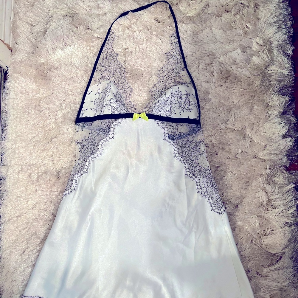 Victoria’s Secret silky silver night gown
